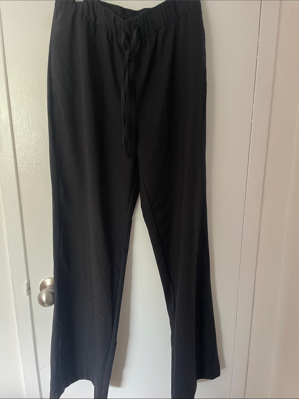3 for $30 - Joe Fresh Black Wide-Leg Drawstring Pants
